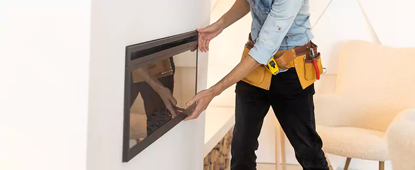 Metal Fireplace Installation in Wyoming, Michigan