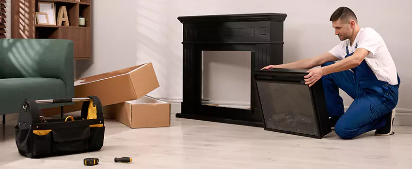 Old Rusted Metal Fireplace Repair And Replacement in Wyoming, MI
